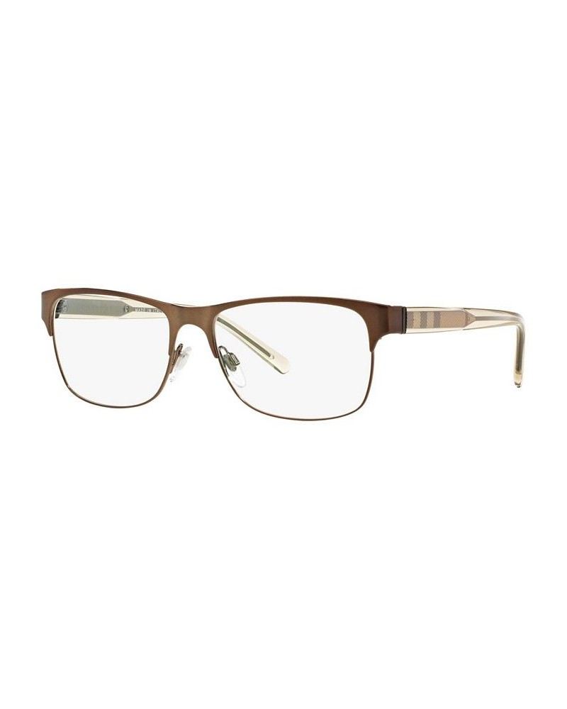 BE1289 Men's Rectangle Eyeglasses Brown $35.28 Mens