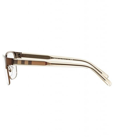 BE1289 Men's Rectangle Eyeglasses Brown $35.28 Mens