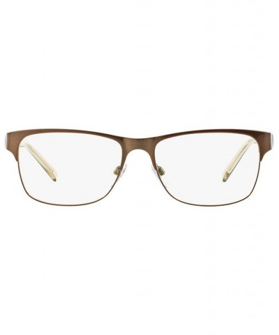 BE1289 Men's Rectangle Eyeglasses Brown $35.28 Mens