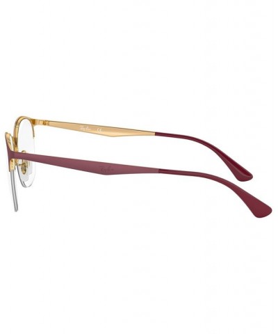 RX6422 Unisex Square Eyeglasses Pink $44.75 Unisex