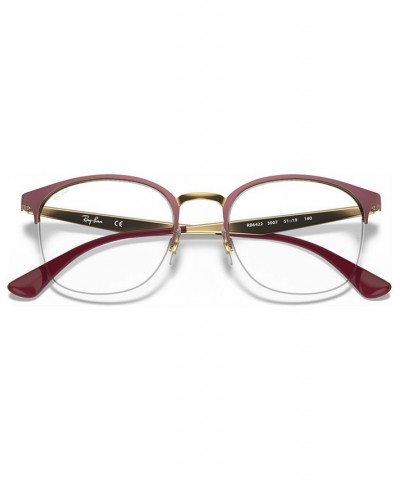 RX6422 Unisex Square Eyeglasses Pink $44.75 Unisex