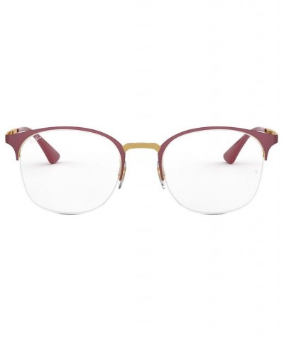 RX6422 Unisex Square Eyeglasses Pink $44.75 Unisex