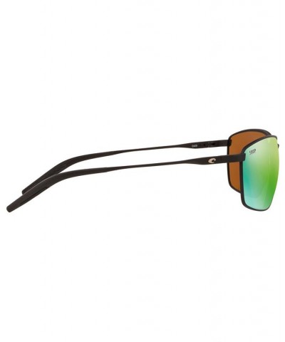 Unisex Polarized Sunglasses TURRET 63 BLK /GREEN POL $28.16 Unisex