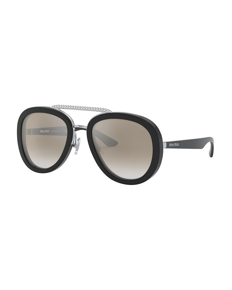 Women's Sunglasses BLACK/GRADIENT GREY MIRROR SILVER $64.96 Womens