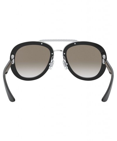 Women's Sunglasses BLACK/GRADIENT GREY MIRROR SILVER $64.96 Womens