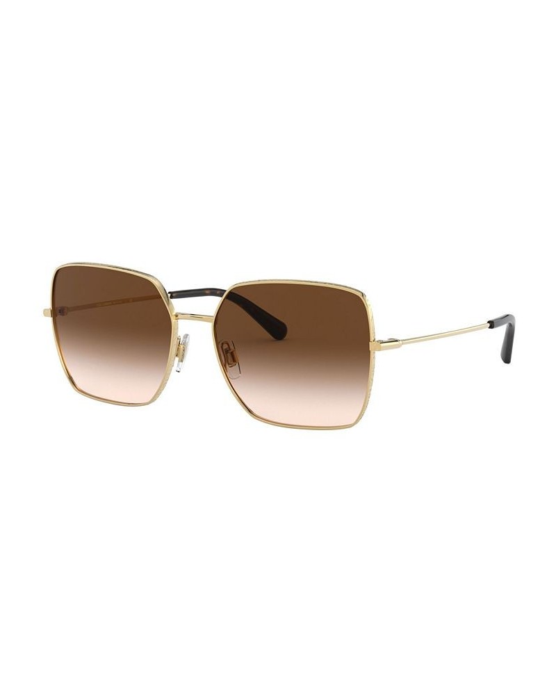 Women's Sunglasses DG2242 GOLD/BLACK/GREY GRADIENT $63.40 Womens