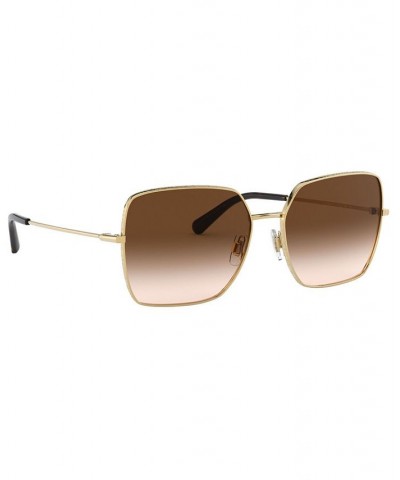 Women's Sunglasses DG2242 GOLD/BLACK/GREY GRADIENT $63.40 Womens