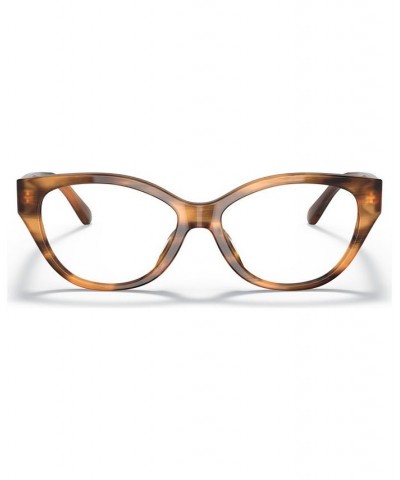 Women's Irregular Eyeglasses TY2123U Honey Wood $50.49 Womens