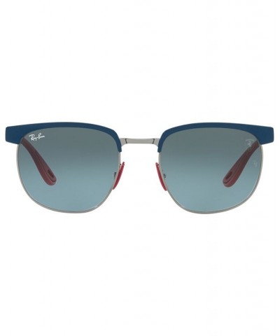 RB3698M Scuderia Ferrari Collection 53 Unisex Sunglasses Blue on Gunmetal $26.95 Unisex