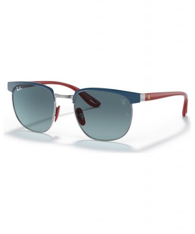 RB3698M Scuderia Ferrari Collection 53 Unisex Sunglasses Blue on Gunmetal $26.95 Unisex