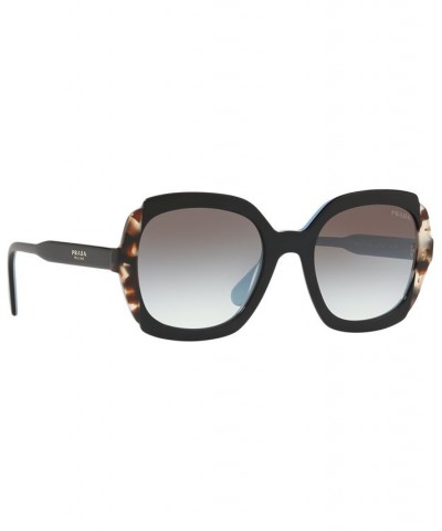 Sunglasses PR 16US 54 BLACK AZURE/SPOTTED BROWN / GREY GRADIENT $73.83 Unisex