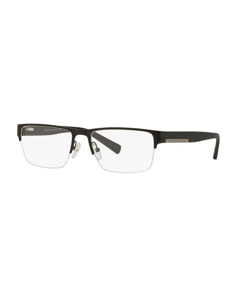 Armani Exchange AX1018 Men's Rectangle Eyeglasses Matte Blac $24.66 Mens