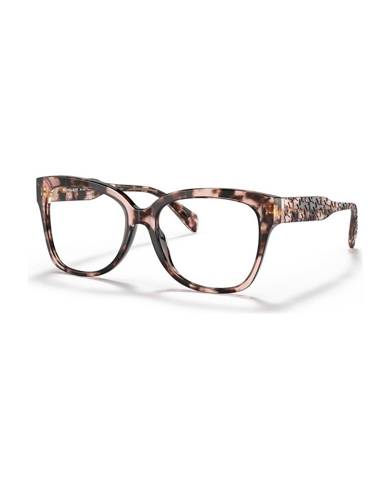 Women's PALAWAN Square Eyeglasses MK409152-O Pink Tortoise $16.60 Womens