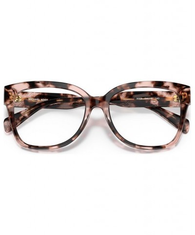 Women's PALAWAN Square Eyeglasses MK409152-O Pink Tortoise $16.60 Womens