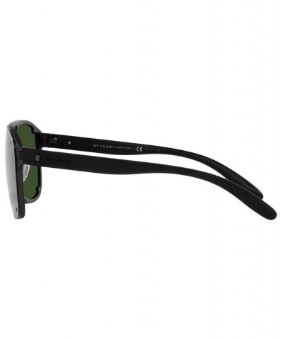 Men's Sunglasses BV5058 60 Matte Aluminium $101.42 Mens