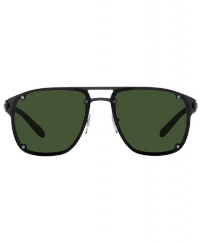 Men's Sunglasses BV5058 60 Matte Aluminium $101.42 Mens