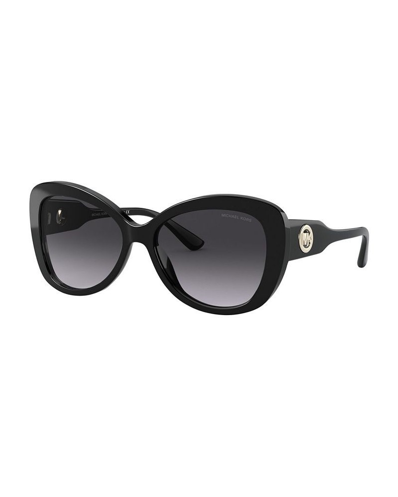 POSITANO Sunglasses MK2120 56 BLACK/Dark Grey Gradient $30.21 Unisex