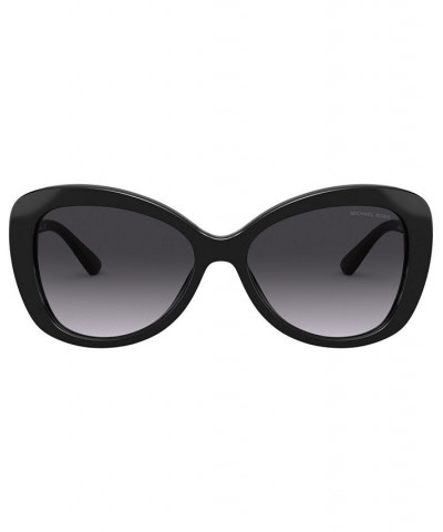 POSITANO Sunglasses MK2120 56 BLACK/Dark Grey Gradient $30.21 Unisex