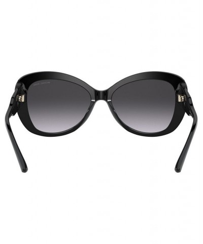 POSITANO Sunglasses MK2120 56 BLACK/Dark Grey Gradient $30.21 Unisex