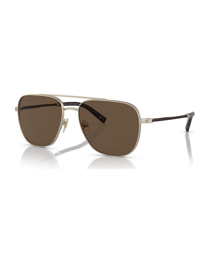 Men's Sunglasses BV505958-X Matte Pale Gold Tone $63.72 Mens