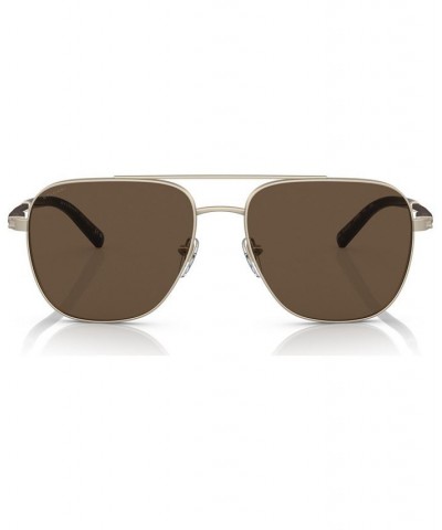 Men's Sunglasses BV505958-X Matte Pale Gold Tone $63.72 Mens