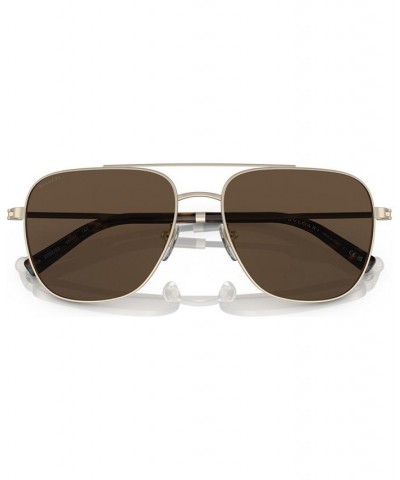 Men's Sunglasses BV505958-X Matte Pale Gold Tone $63.72 Mens