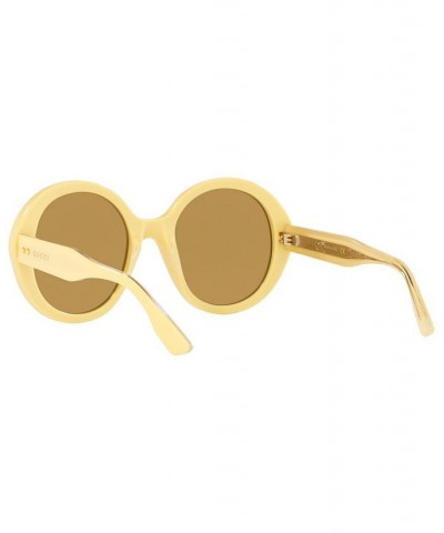 Unisex Sunglasses GG1081S 54 Yellow $70.70 Unisex