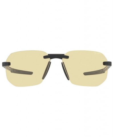 Men's Sunglasses 62 Black Rubber $40.81 Mens