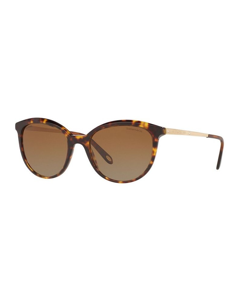 Polarized Sunglasses TF4117B 54 DARK HAVANA/POLAR BROWN GRADIENT $27.68 Unisex