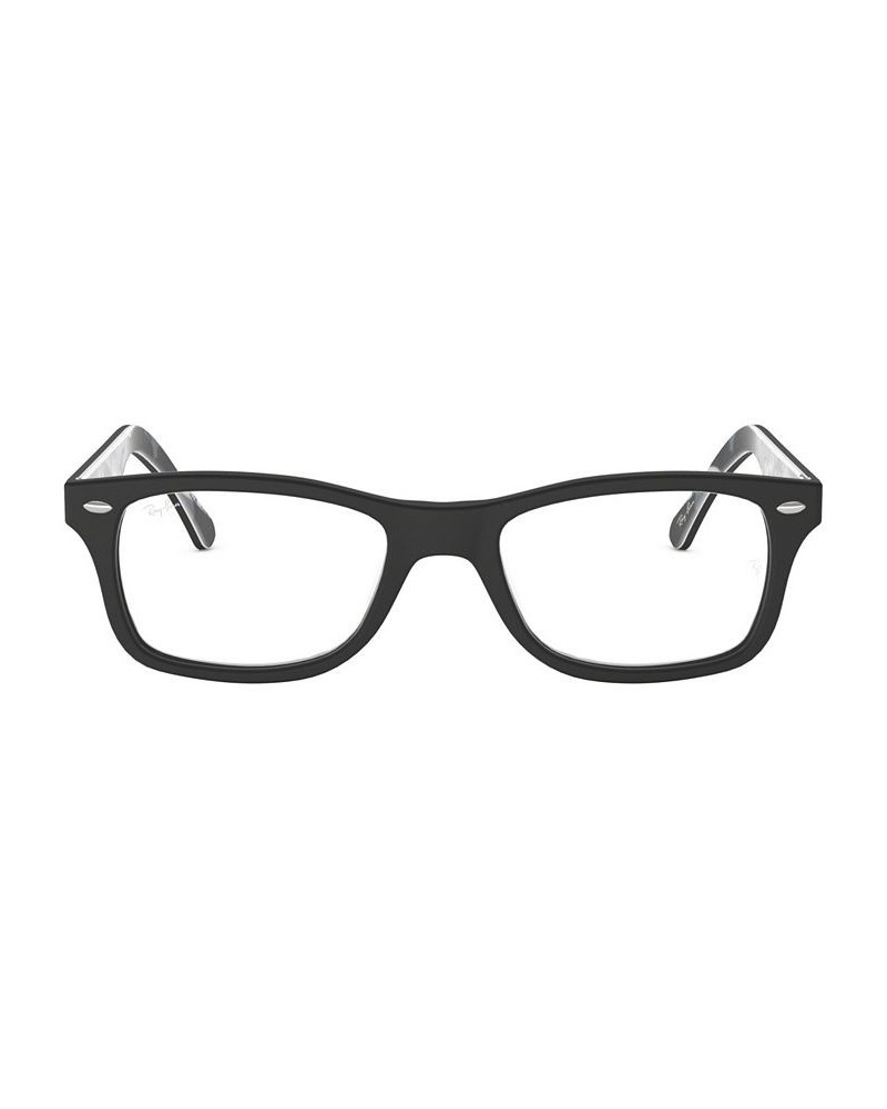 RX5228 Unisex Square Eyeglasses Black $30.56 Unisex