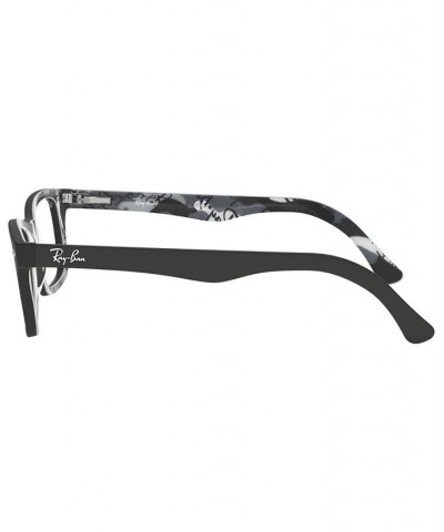 RX5228 Unisex Square Eyeglasses Black $30.56 Unisex