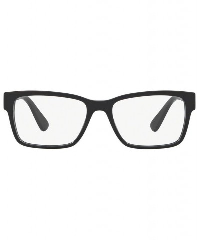 PR 15VV Men's Rectangle Eyeglasses Black $51.36 Mens