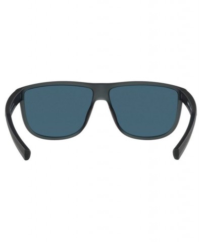 RINCONDO Polarized Sunglasses 6S9010 61 156 MATTE SMOKE CRYSTAL/BLUE MIRROR 580P $44.73 Unisex